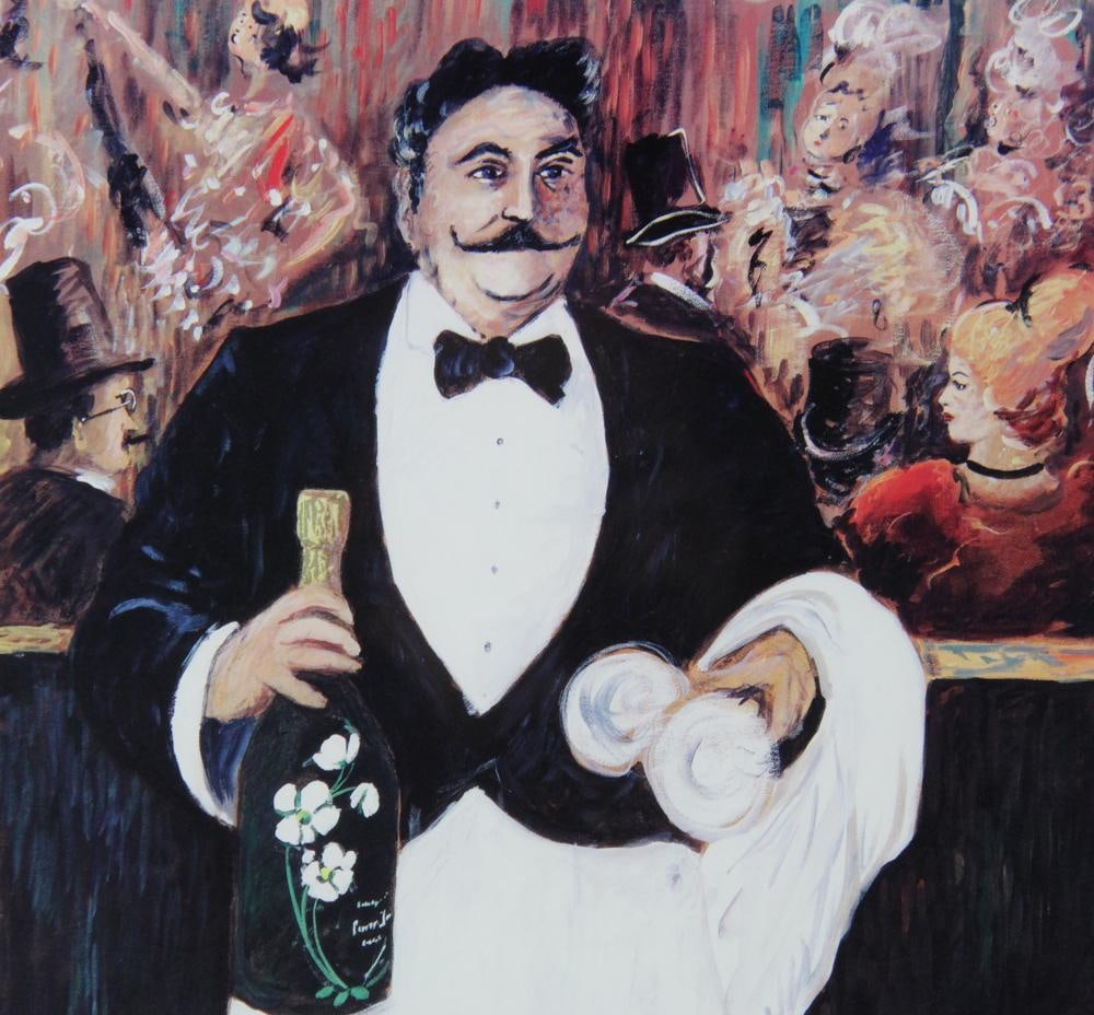 Guy Buffet, The Waiter, Print - 3