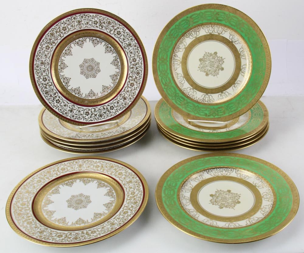 Set of De Luxe Decorating Works, Czech Dinner Plates (1 of 10)