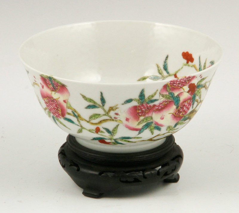 Chinese 19th C. Famille Rose Bowl