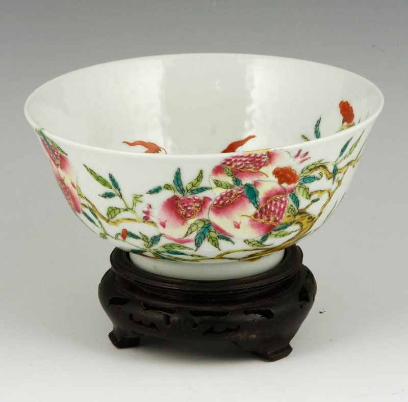 Chinese 19th C. Famille Rose Bowl - 5