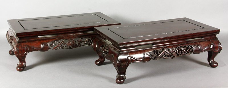 Chinese Hardwood Stands - 3