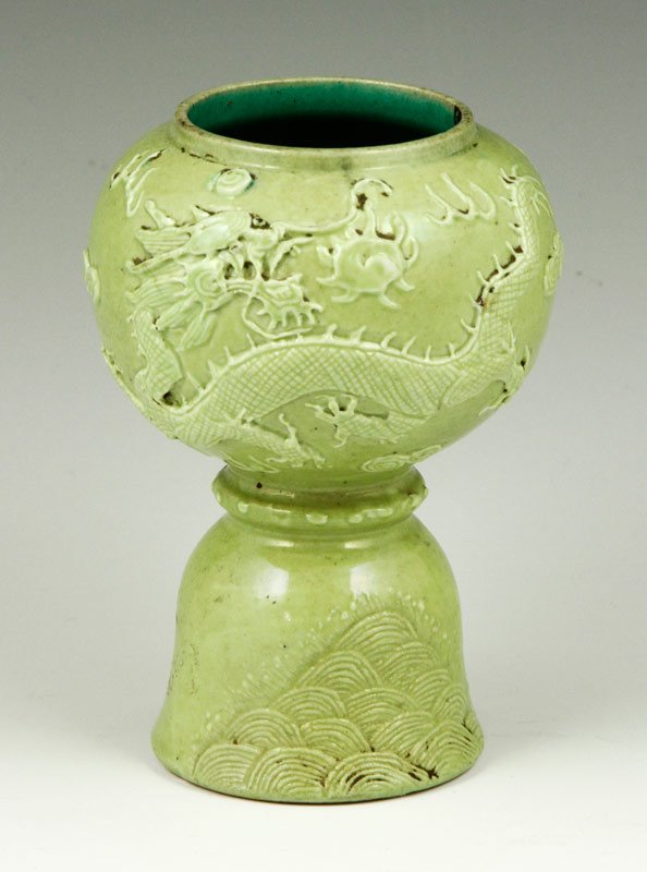 Chinese Green Vase