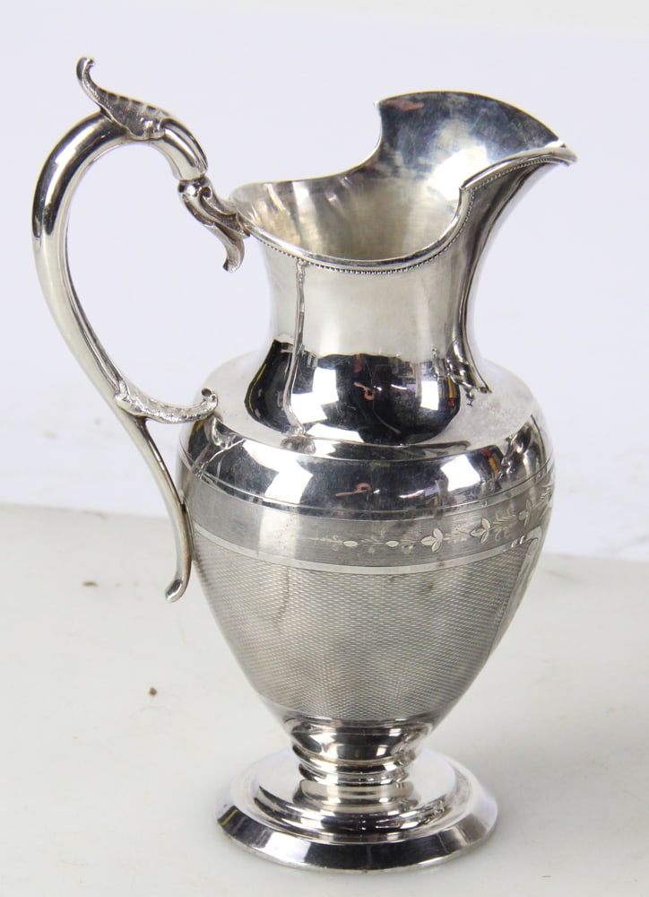 American Coin Silver Tea Set - 7