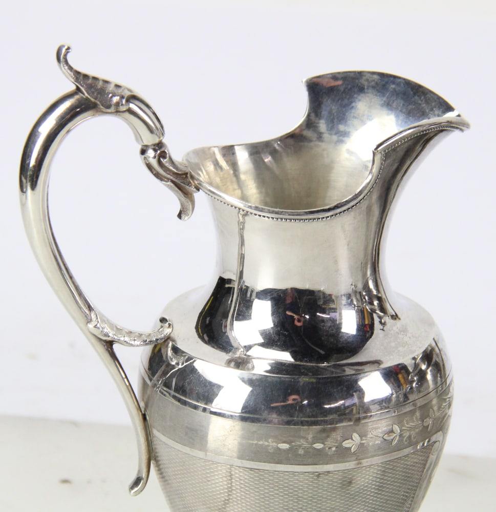 American Coin Silver Tea Set - 8