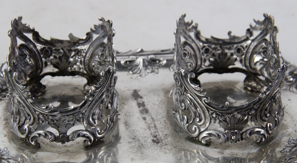 J.C. Klinkosce Silver Serving Tray - 2