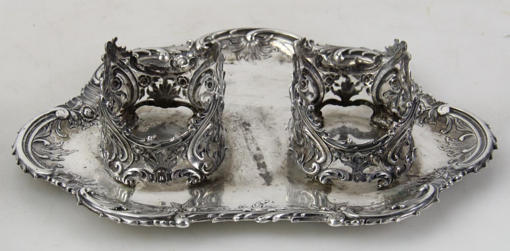 J.C. Klinkosce Silver Serving Tray - 7