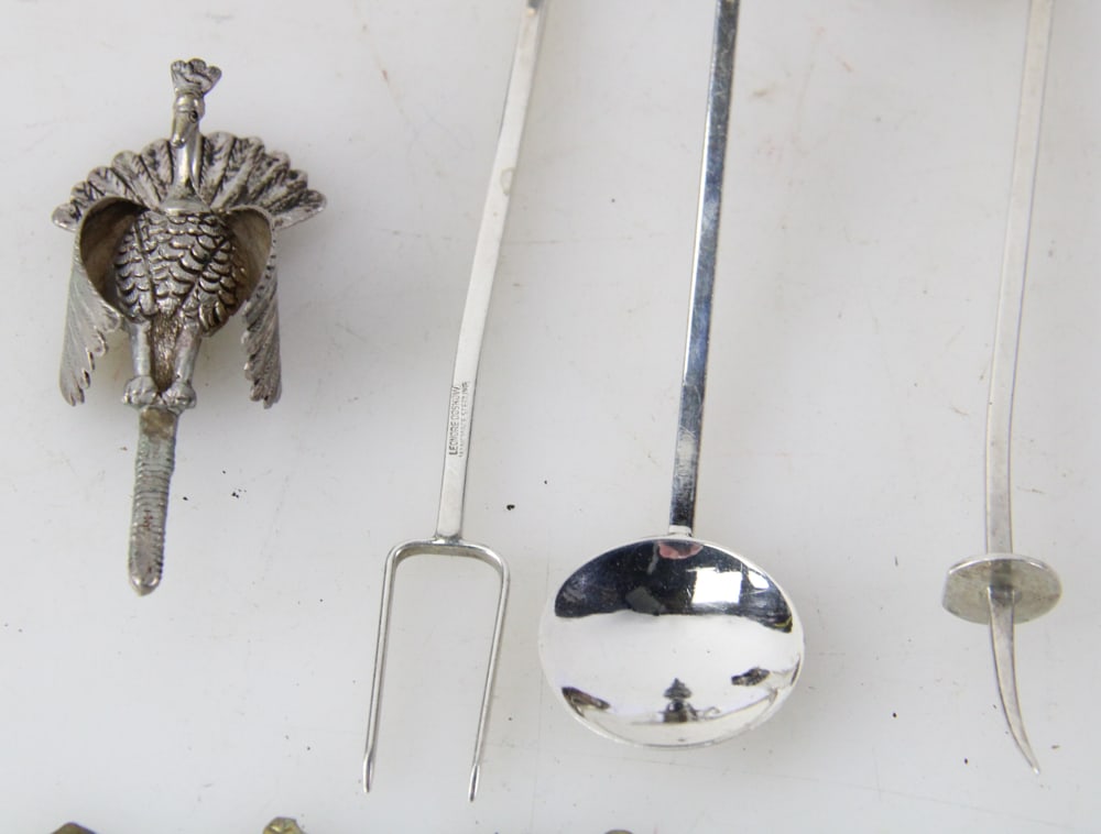 Assorted Sterling and Silverplate Items - 4
