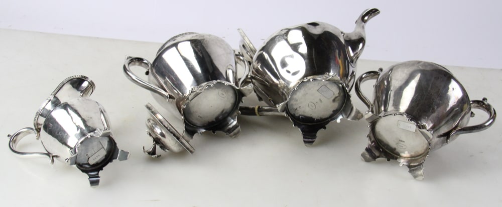 Silverplate Tea Set by Bailey and Co. - 12