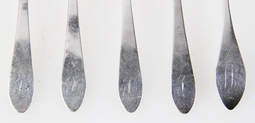 Early American Teaspoons - 2