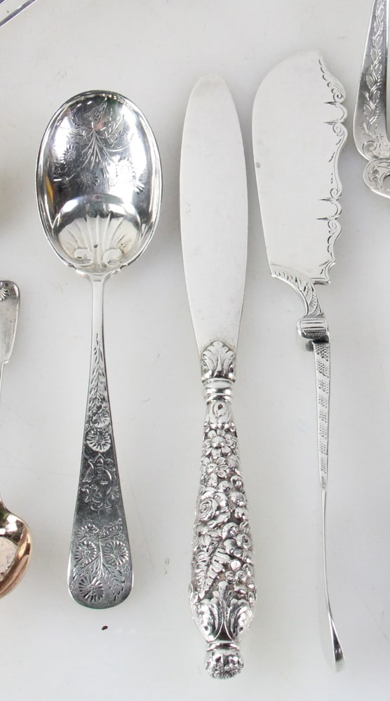 Assorted Victorian Sterling Serving Pieces - 4