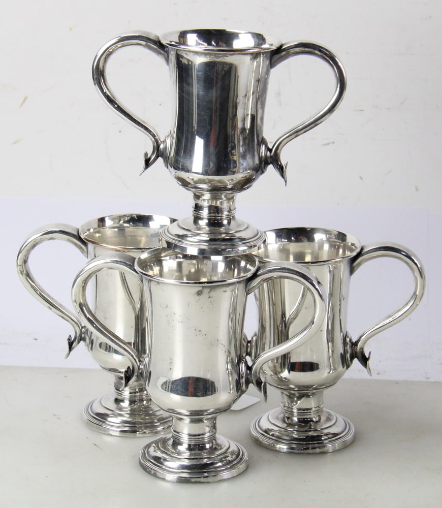 Four Two-Handled Goblets - 2