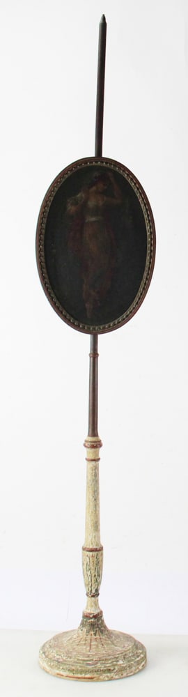 Two 19thC Fire Pole Screens - 2