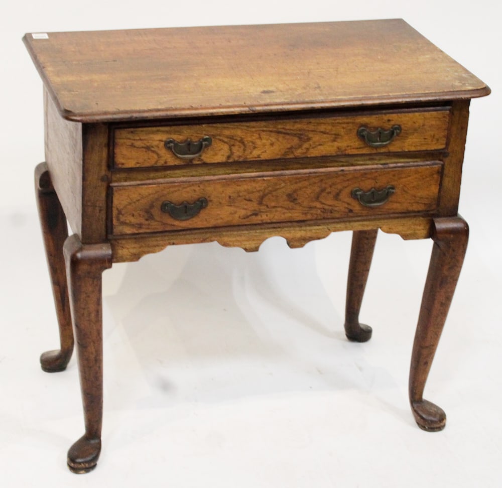 Antique British Two-Drawer Lowboy - 2