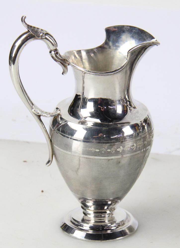 19thC American Coin Silver Tea Set - 7