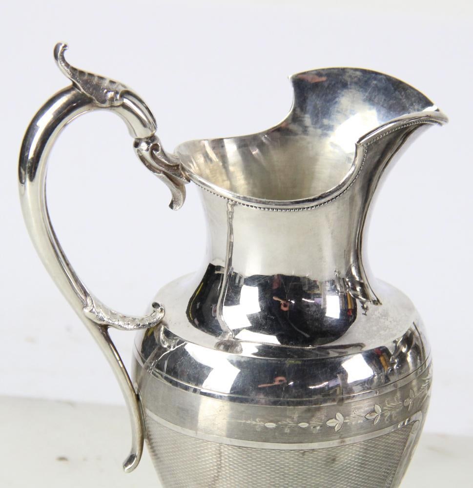 19thC American Coin Silver Tea Set - 8