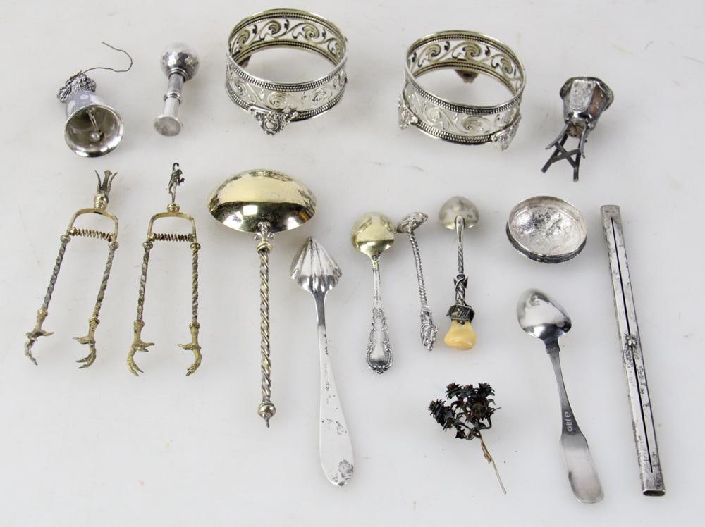 Assorted Silver and Silverplate Items - 8