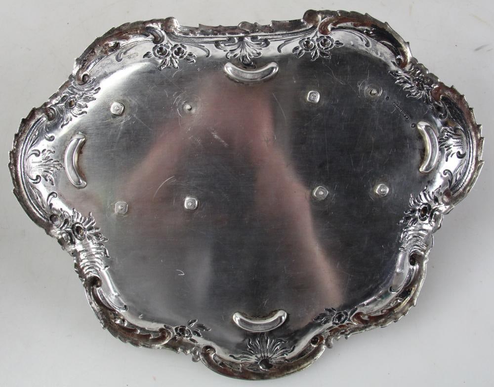 J.C. Klinkosch Silver Serving Tray - 10