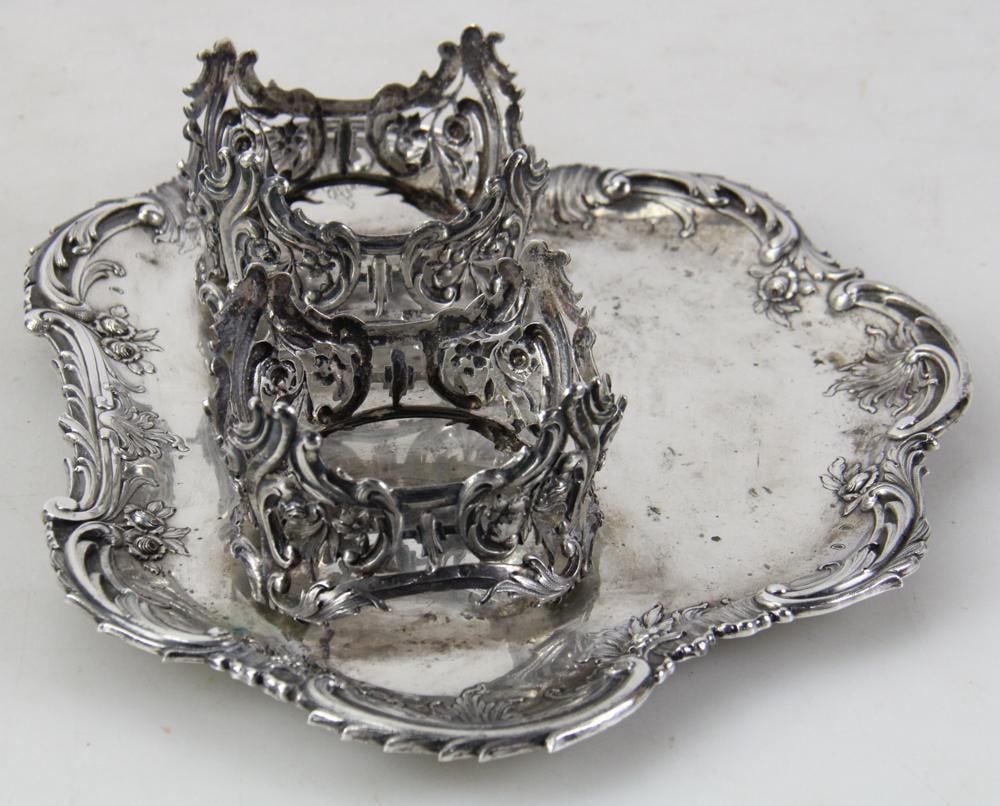 J.C. Klinkosch Silver Serving Tray - 6
