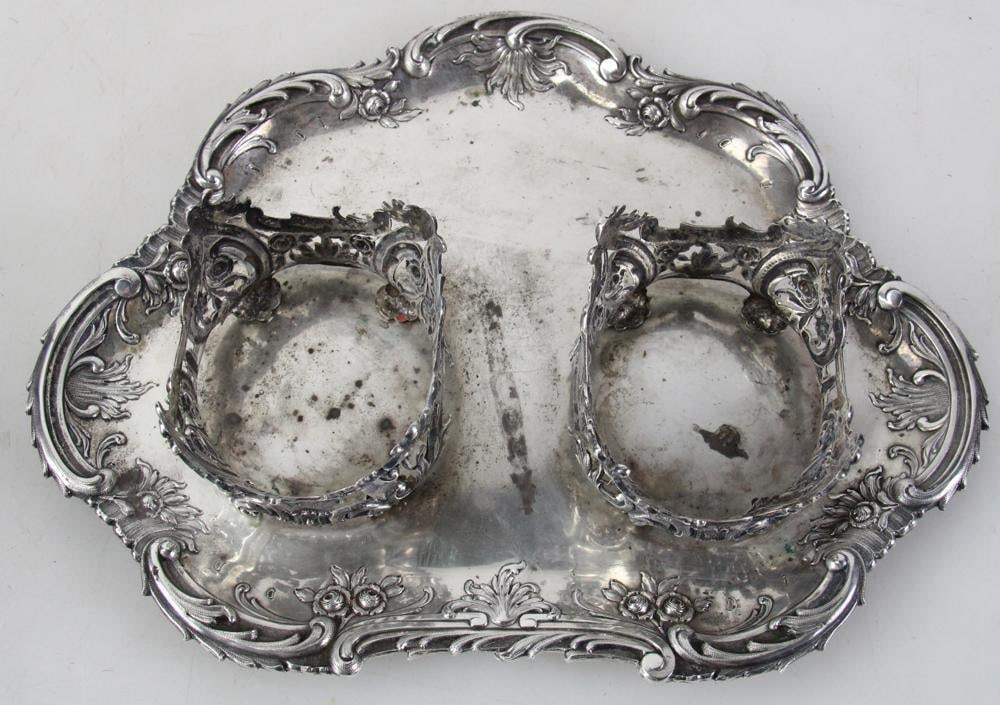 J.C. Klinkosch Silver Serving Tray - 9