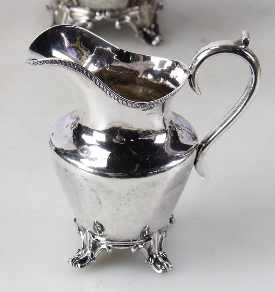 Silverplate Tea Set by Bailey and Co. - 2