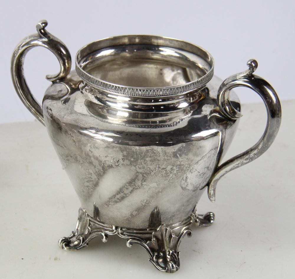 Silverplate Tea Set by Bailey and Co. - 3