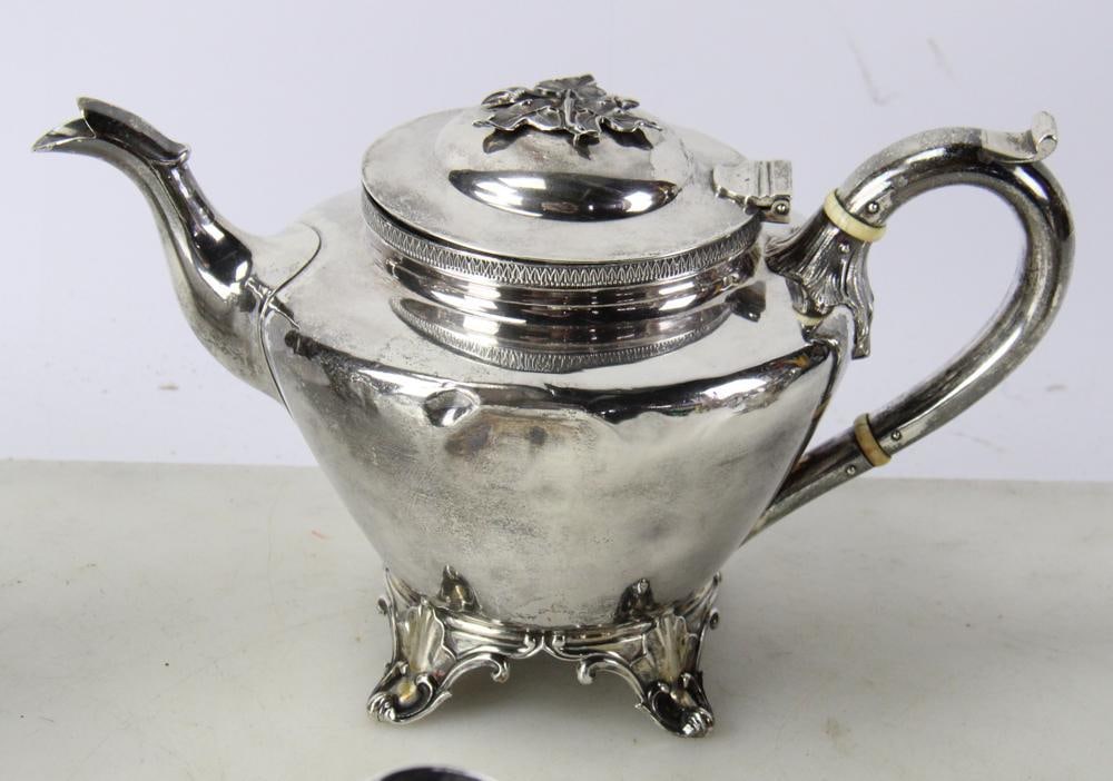 Silverplate Tea Set by Bailey and Co. - 4