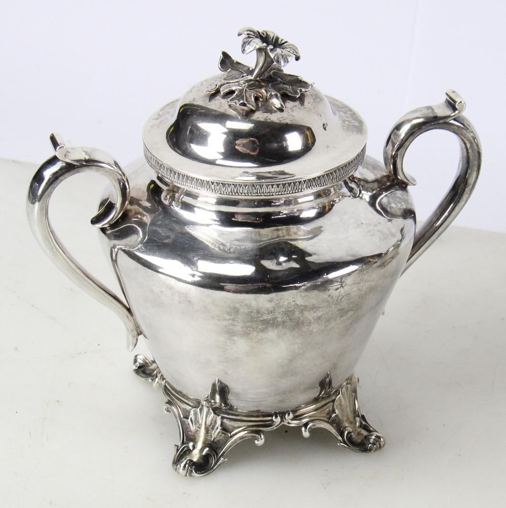 Silverplate Tea Set by Bailey and Co. - 5