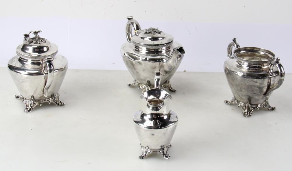 Silverplate Tea Set by Bailey and Co. - 6