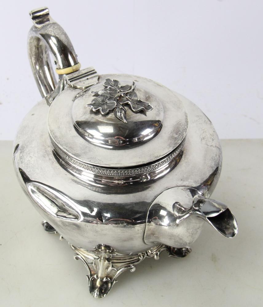 Silverplate Tea Set by Bailey and Co. - 9