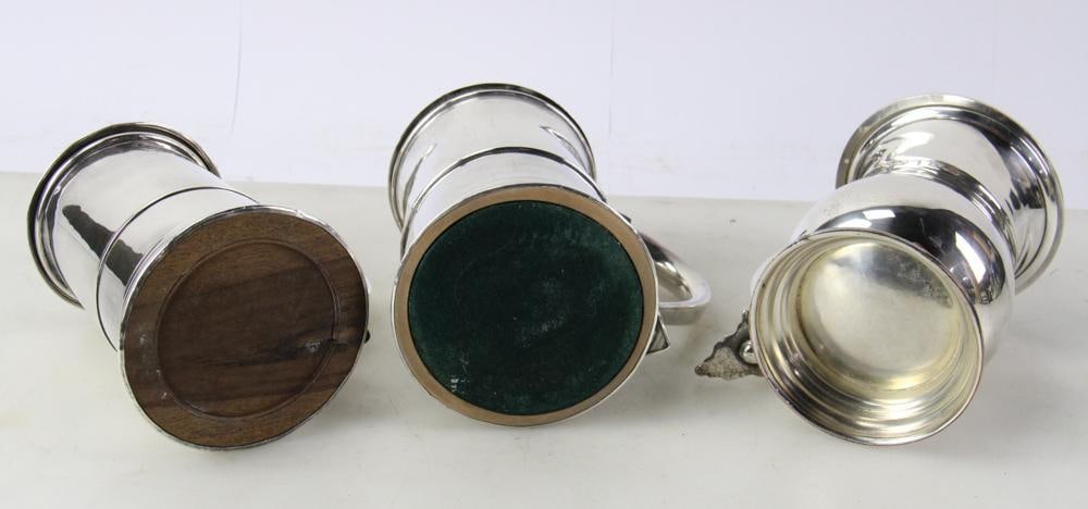 Silverplate Tankards - 7