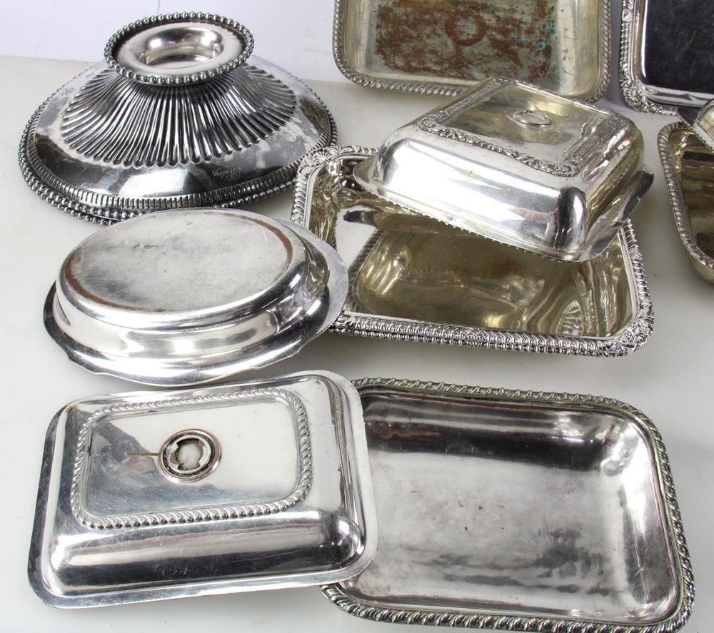 Silverplate Platters, Trays - 16