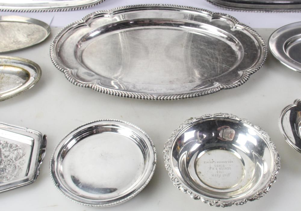 Silverplate Platters, Trays - 7