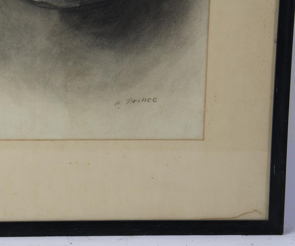 A. Prince, Drawing "Buste, Eines Arabs on Nubian" - 6