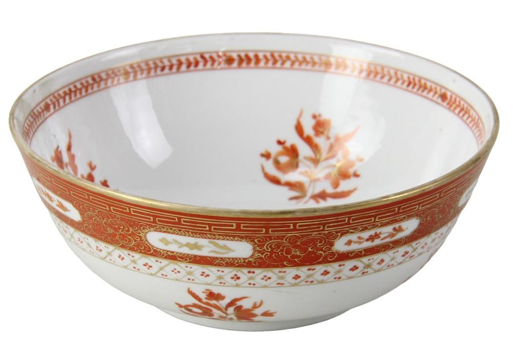 Antique Chinoiserie Bowl: Antique Chinoiserie bowl made for Islamic market, 3 1/2 x 9. Provenance: Estate of the late Joseph W. Haley, of Pride's Crossing, Massachusetts.