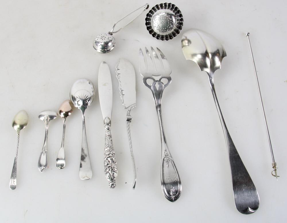 Assorted Victorian Sterling Serving Pieces - 7