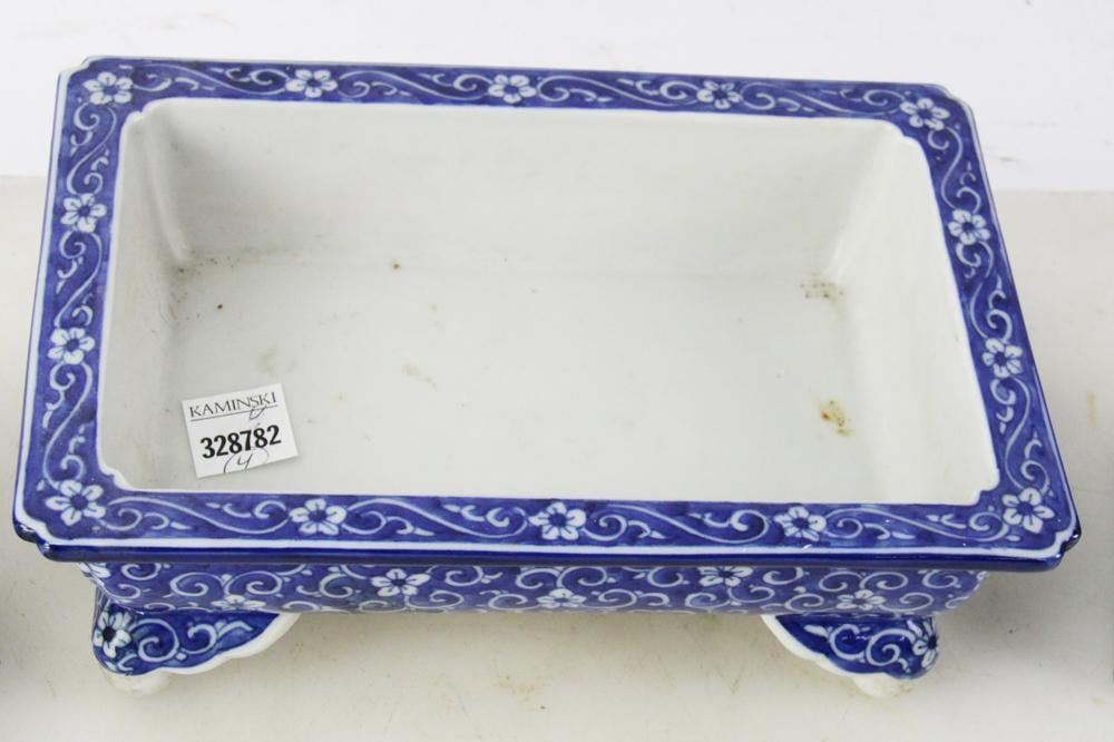 Three Ceramic Cricket Boxes, Planter - 7