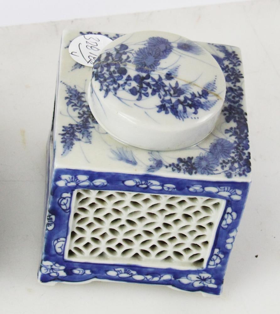 Three Ceramic Cricket Boxes, Planter - 8