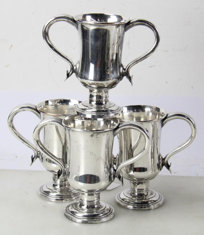 Four Two-Handled Goblets - 2