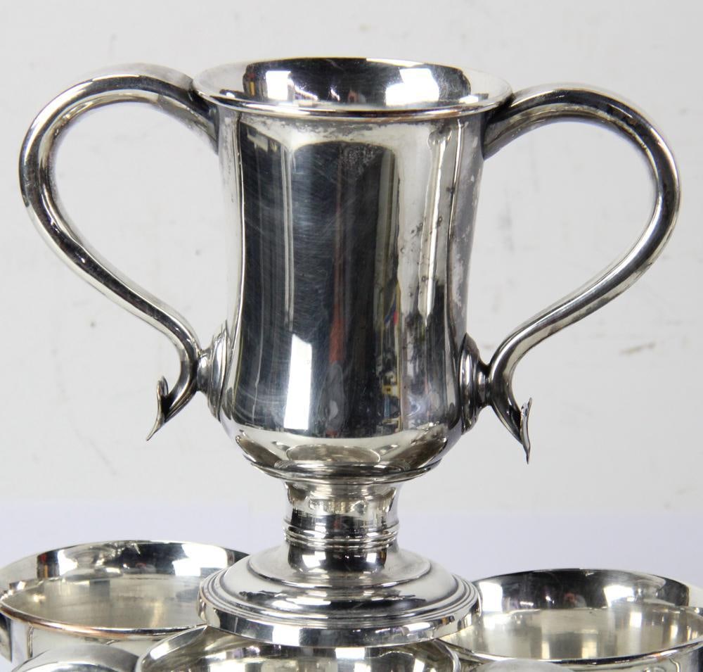 Four Two-Handled Goblets - 3