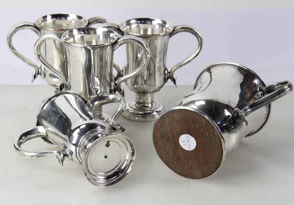 Four Two-Handled Goblets - 8