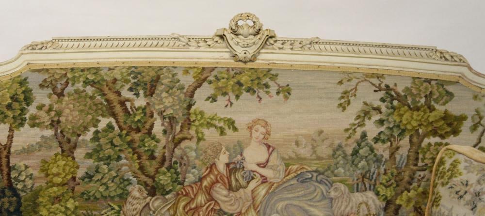 Louis XVI-Style Settee - 2