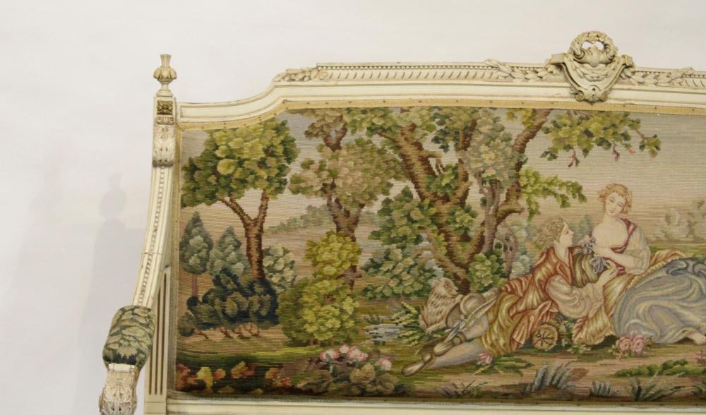 Louis XVI-Style Settee - 5