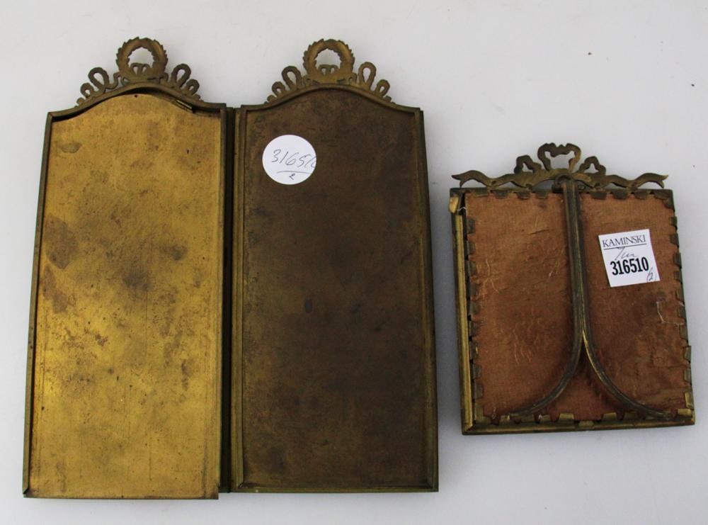 Two 19thC French Bronze Picture Frames - 8