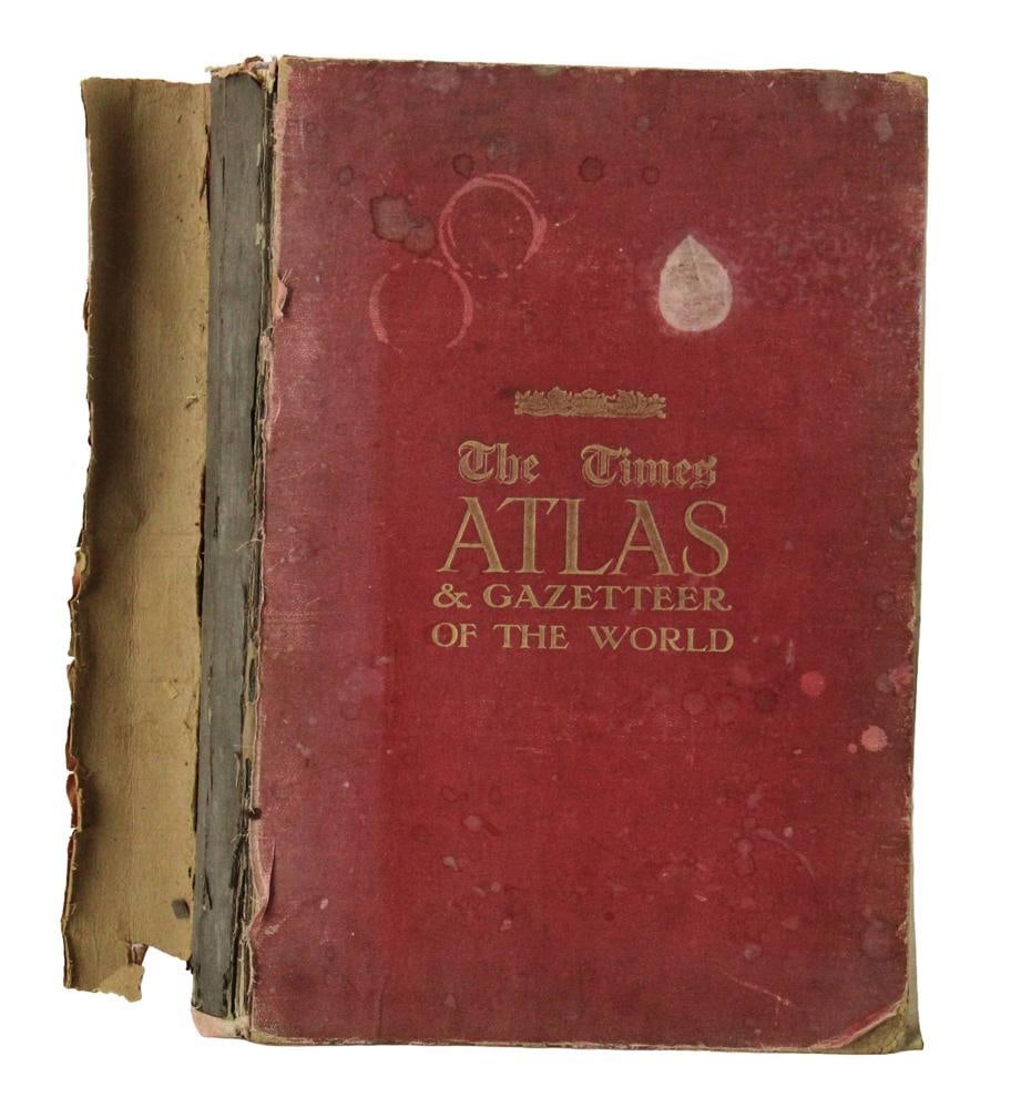 1922 Times Atlas and Gazetteer of World, London (1 of 10)