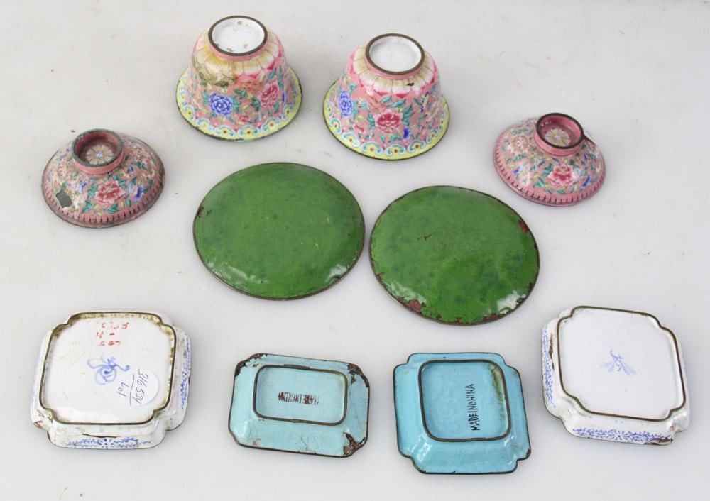 Assorted 18th/19th/20thC Chinese Enamelware - 8