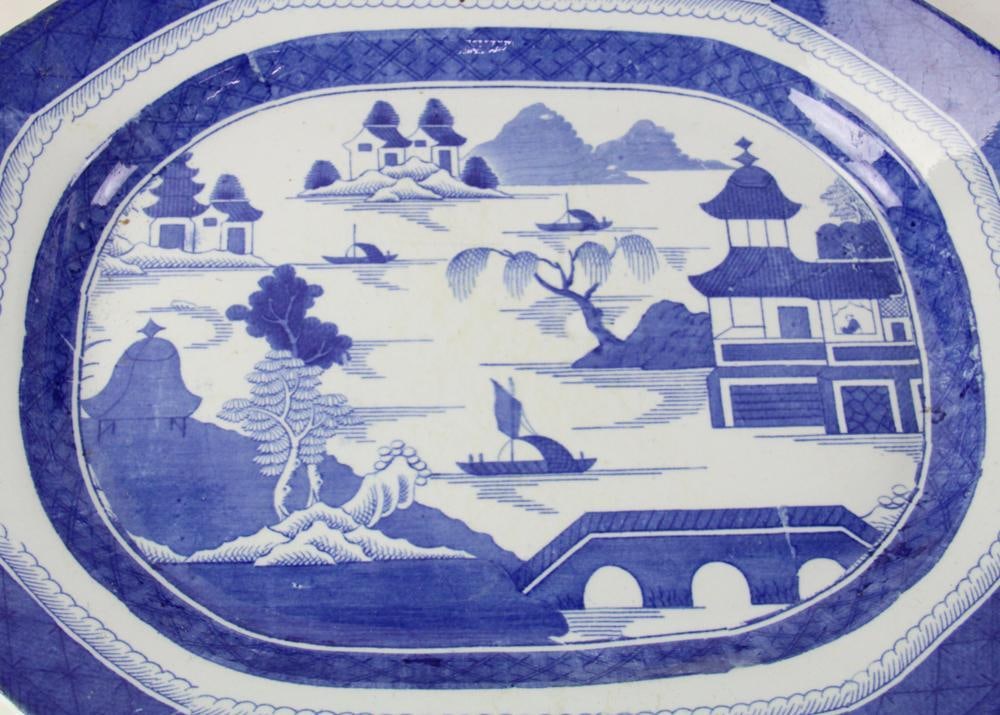 19thC Chinese Canton-style Platter - 2