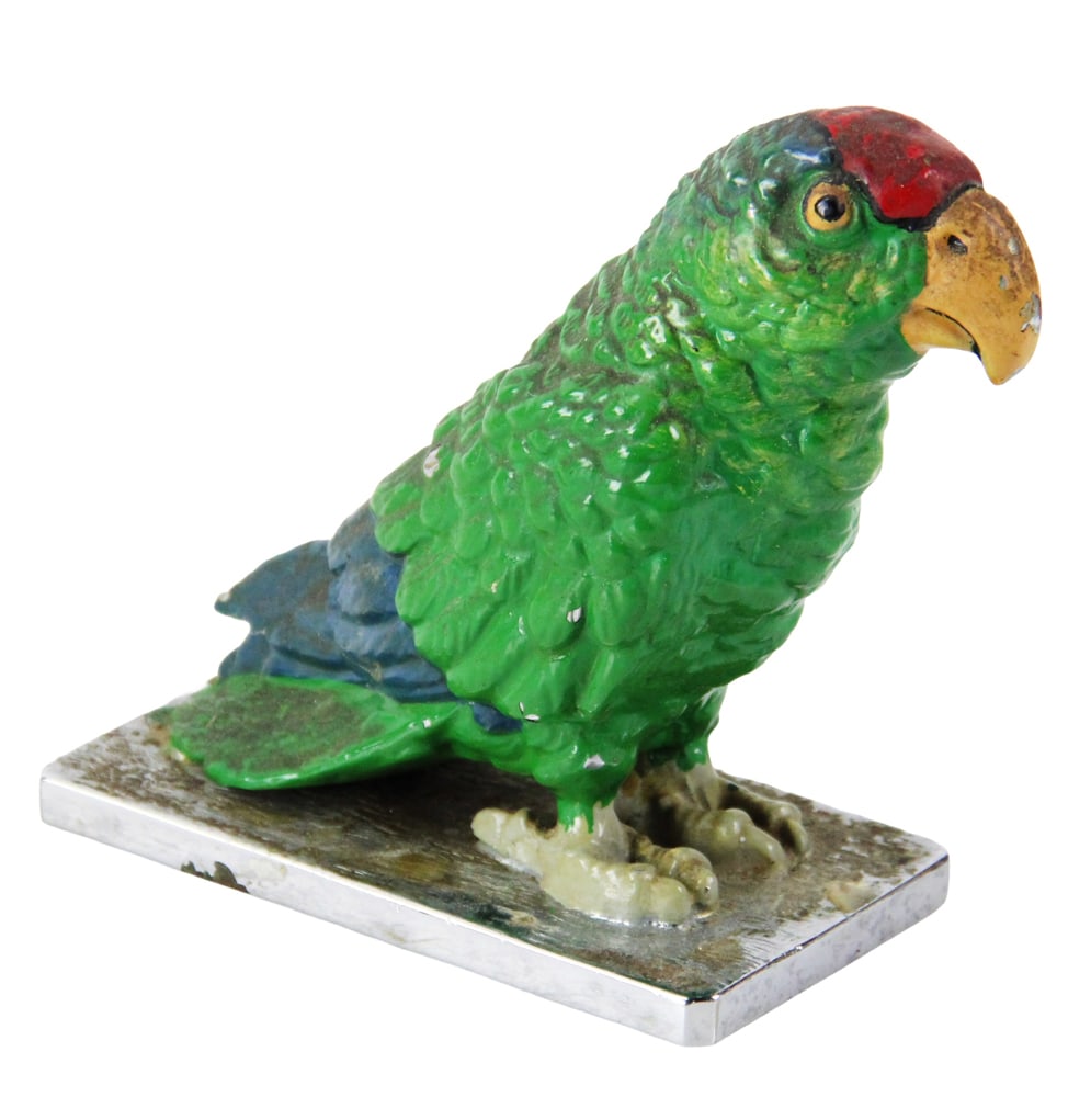 Parrot Painted Metal Car Hood Ornament (1 of 5)