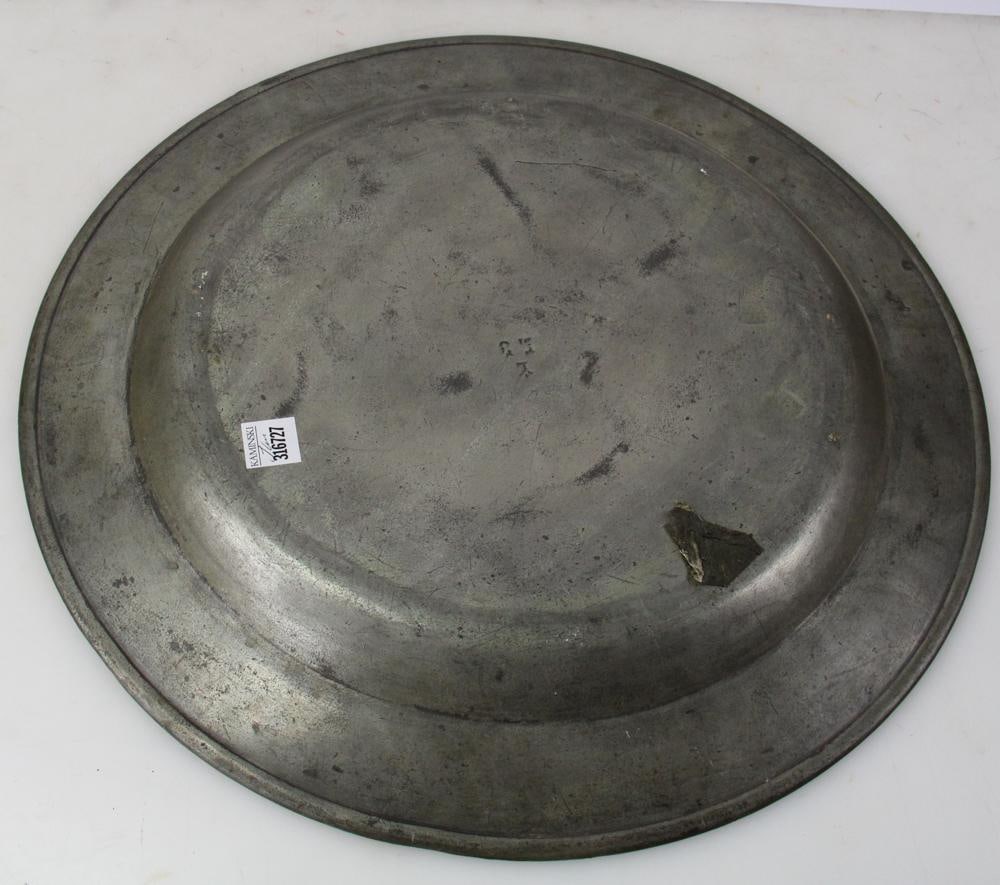 Early Pewter Charger - 7