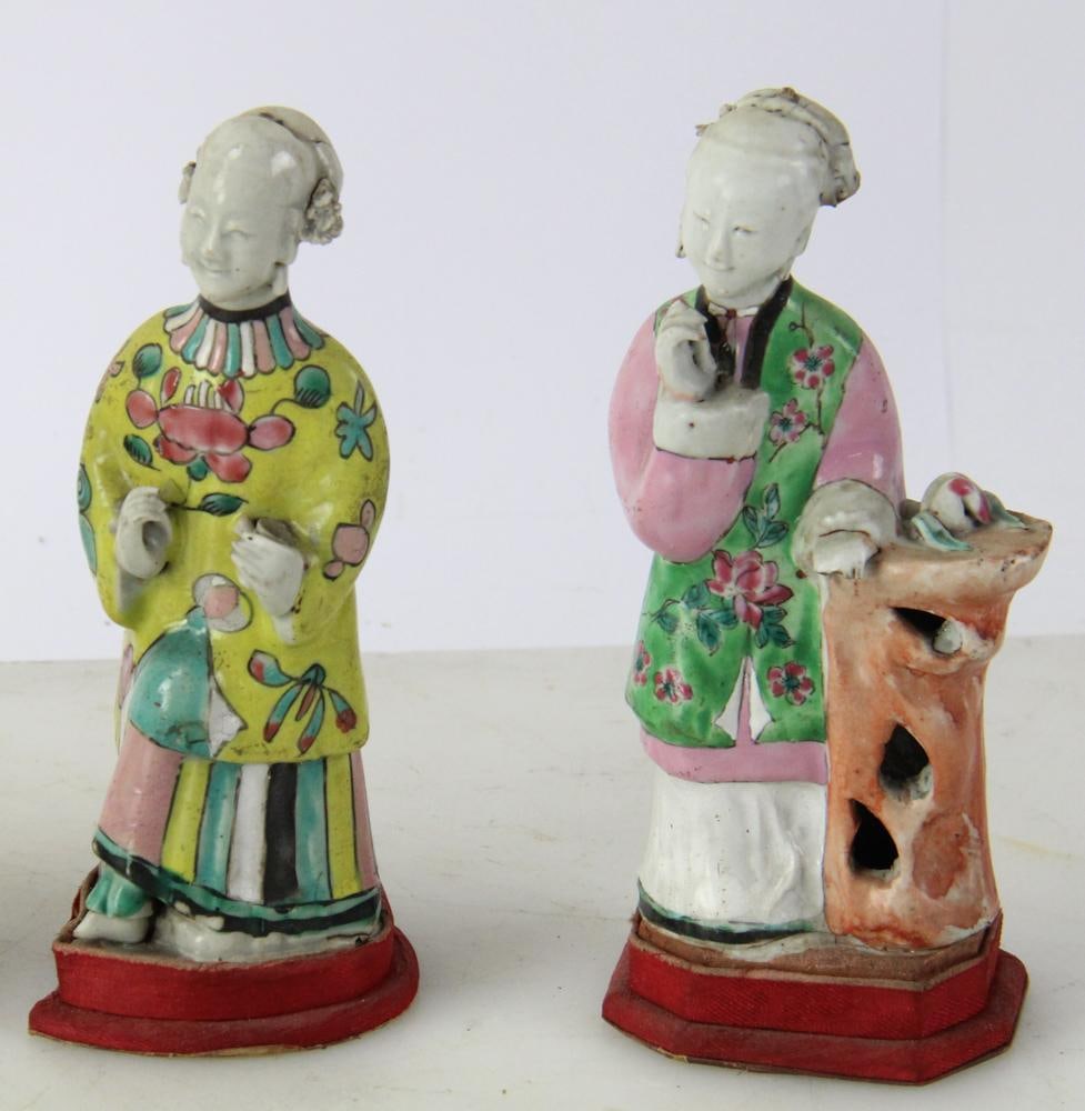 19thC Chinese Figurines - 5