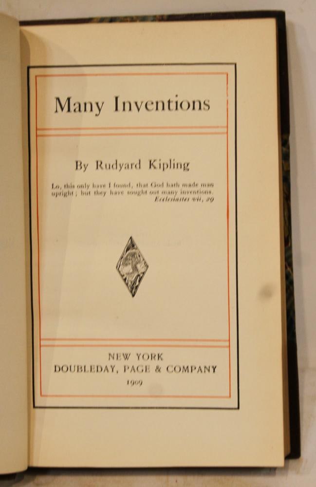 Rudyard Kipling, Many Inventions, 1909 - 2
